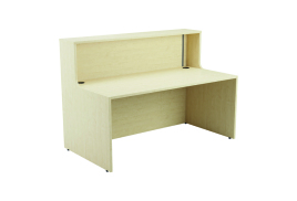 Jemini Reception Unit with Extension 2400x890x1165mm Maple KF818275
