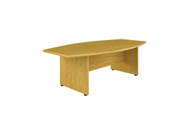 Avior Executive Boardroom Meeting Table 2400x1250x750mm Grey Oak KF821915
