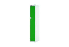 Single Compartment Locker 300x300x1800mm Green Door MC00004