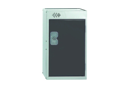 One Compartment Quarto Locker 300x450x511mm Dark Grey Door MC00081