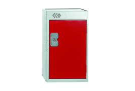 One Compartment Quarto Locker 300x450x511mm Red Door MC00083