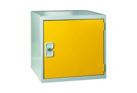 One Compartment Cube Locker 450x450x450mmm Yellow Door MC00102