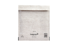 Mail Lite Plus Bubble Lined Postal Bag Size E/2 220x260mm Oyster White (Pack of 100) MLPE/2