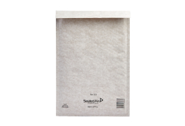 Mail Lite Plus Bubble Lined Postal Bag Size F/3 220x330mm Oyster White  (Pack of 50) MLPF/3
