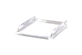 Rexel Nimbus Acrylic Letter Tray Clear 2101504