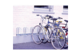 VFM Aluminium Wall/Floor Mounted 4-Bike Cycle Rack 320079