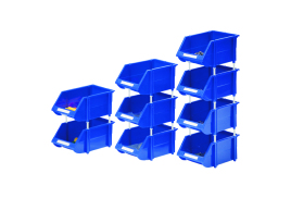 VFM Blue Heavy Duty Storage Bin (Pack of 12) 360235