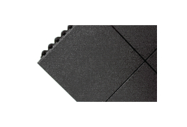 All-Purpose Anti-Fatigue Modular Mat Solid Surface Black 312413