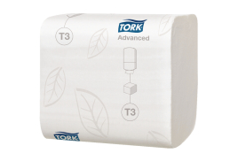 Tork T3 Folded Toilet Tissue 2-Ply 242 Sheets (Pack of 36) 114271