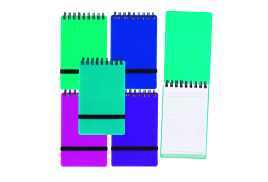 Snopake Noteguard Notebook 76 x 127mm Assorted (Pack of 5) 14324