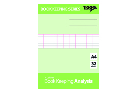 Book Keeping Book Analysis (Pack of 6) 302298