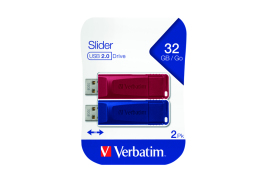 Verbatim Store n Go USB 2.0 32GB (Pack of 2) 49327