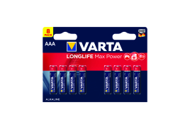 Varta Longlife Max Power AAA Battery (Pack of 8) 04703101418