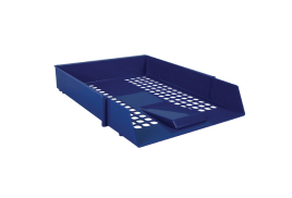 Blue Plastic Letter Tray (Pack of 12) WX10052