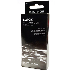 IJ Compat Canon 2933B001AA (CLI-521) Black Cartridge Image
