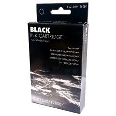 IJ Compat Brother LC1240/LC1280BK Black Cartridge 30ml Image