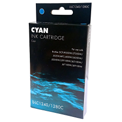 IJ Compat Brother LC1240/LC1280C Cyan Cartridge 19ml Image