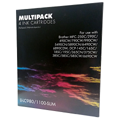 IJ Compat Brother LC980/LC1100 BKCMY Cartridge Multipack Image