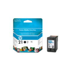 HP 21 Black Standard Capacity Ink Cartridge 5ml - C9351A Image