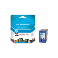 HP 22 Tricolour Standard Capacity Ink Cartridge 5ml - C9352A Image