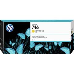 HP 746 Yellow Standard Capacity Ink Cartridge 300ml - P2V79A Image