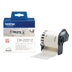Brother White Film Roll 62mm x 15m - DK22212 Image
