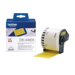 Brother Yellow Removable Paper 62mm x 30.5m - DK44605 Image