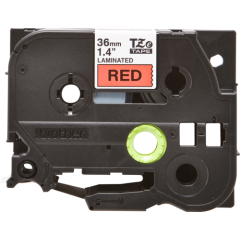 Brother Black On Red Label Tape 36mm x 8m - TZE461 Image