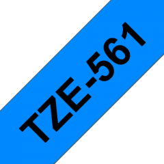 Brother Black On Blue Label Tape 36mm x 8m - TZE561 Image