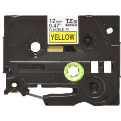 Brother Black On Yellow PTouch Ribbon 12mm x 8m - TZEFX631 Image