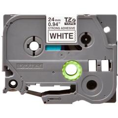 Brother Black On White Strong Label Tape 24mm x 8m - TZES251 Image