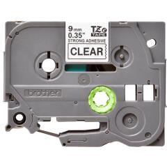 Brother Black On Clear Label Tape 9mm x 8m - TZES121 Image