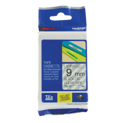 Brother Black On Clear Label Tape 9mm x 8m - TZE121 Image