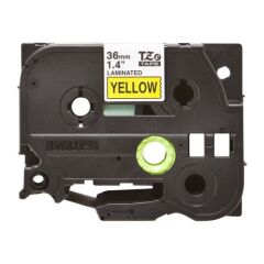 Brother Black On Yellow Label Tape 36mm x 8m - TZE661 Image