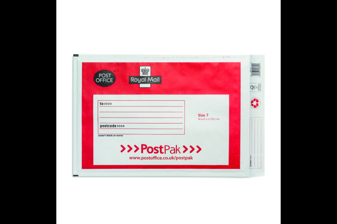 Postpak Envelop Post Office Postpak Size 7 Bubble Envelopes Pack of 40 41640