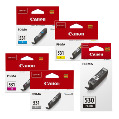 Canon PGI-530/CLI-531 PGBK/C/M/Y/GY PHOTO VALUE - 6117C004 Image