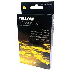 IJ Compat Brother LC1240/LC1280Y Yellow Cartridge 19ml Image