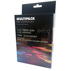 IJ Compat Brother LC1280XL BKCMY Cartridge Multipack Image