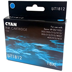 IJ Compat Epson C13T18124010 (18XL) Cyan Cartridge Image