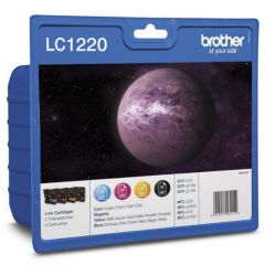 Brother LC1220VALBP Black Colour Ink 8ml 3x5.5ml Multipack Image