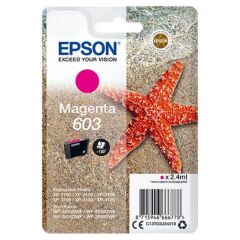 Epson 603 Starfish Magenta Standard Capacity Ink Cartridge 2.4ml - C13T03U34010 Image
