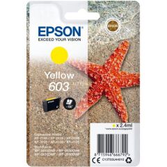 Epson 603 Starfish Yellow Standard Capacity Ink Cartridge 2.4ml - C13T03U44010 Image