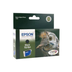 Epson T0791 Owl Black High Yield Ink Cartridge 11ml - C13T07914010 Image