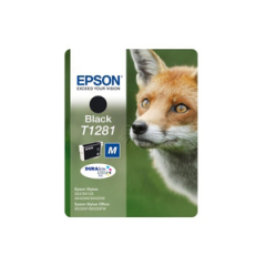 Epson T1281 Fox Black Standard Capacity Ink Cartridge 6ml - C13T12814012 Image