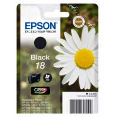 Epson 18 Daisy Black Standard Capacity Ink Cartridge 5ml - C13T18014012 Image
