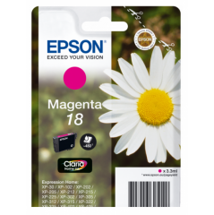 Epson 18 Daisy Magenta Standard Capacity Ink Cartridge 3ml - C13T18034012 Image