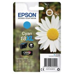 Epson 18XL Daisy Cyan High Yield Ink Cartridge 7ml - C13T18124012 Image