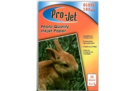 Projet 6x4 185g Gloss Photo Paper 20 pack