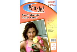 Projet A4 210g Gloss Photo Paper 20 pack