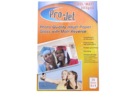Projet 6x4 255g Gloss and Matte Photo Paper 20 pack